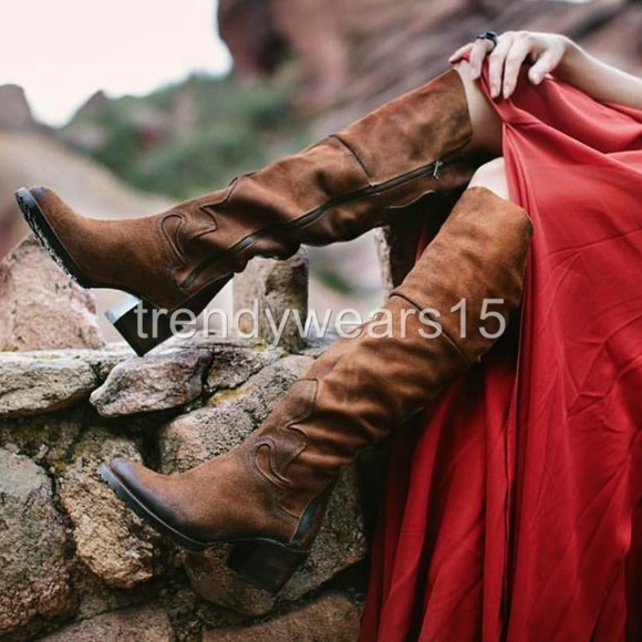 Freebird by Steven Shoes - NEW FREEBIRD BY STEVEN FIRE SUEDE TALL CROSS BOOT